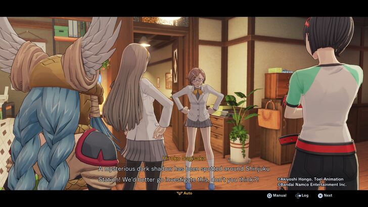 Digimon Story: Time Stranger Mysterious Shadow Spotted in the Train Station