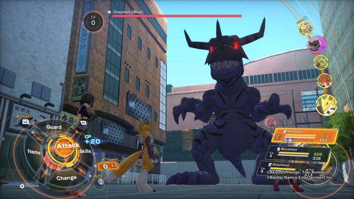 Digimon Story: Time Stranger VS Greymon Blue