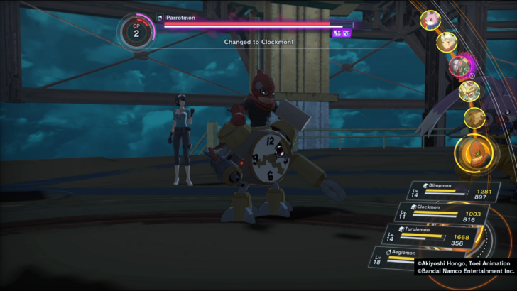 Digimon Story: Time Stranger Changing Into Clockmon