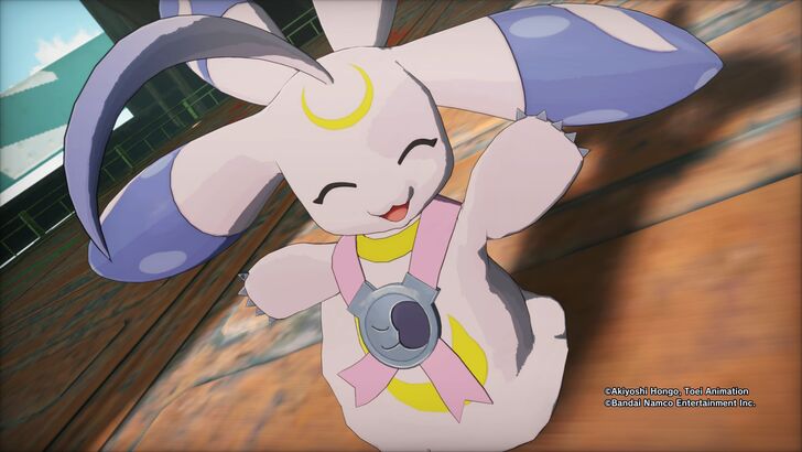 Digimon Story: Time Stranger Lunamon Victory Animation