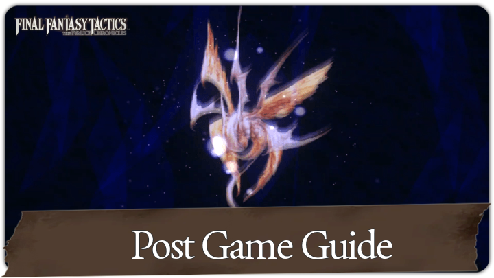 FF Tactics Post Game Guide