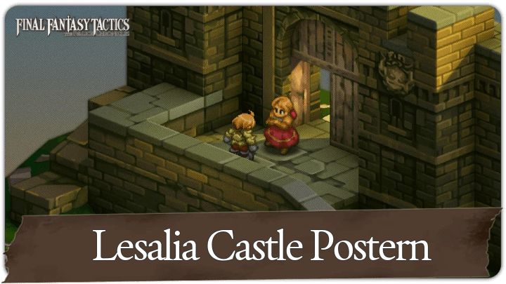 Final Fantasy Tactics - Lesalia Castle Postern