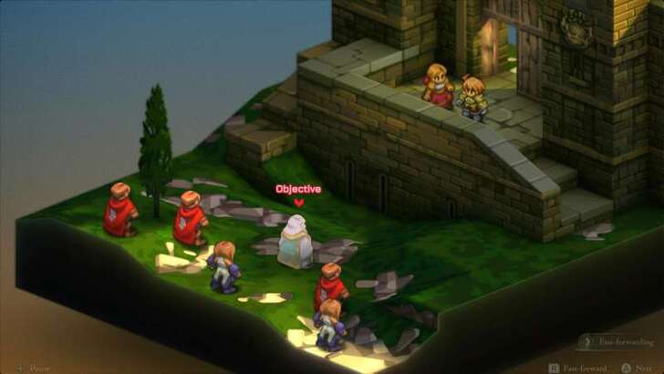 Final Fantasy Tactics - Lesalia Castle Postern Field View