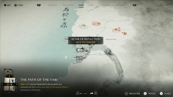 Ishikari River Altar Map Image