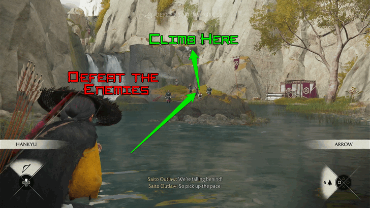 Ghost of Yotei Defeat the First Wave of Enemies