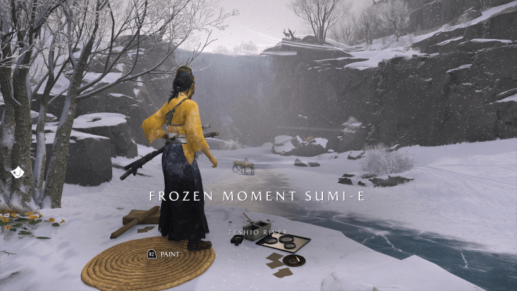 Frozen Moment Sumi-e