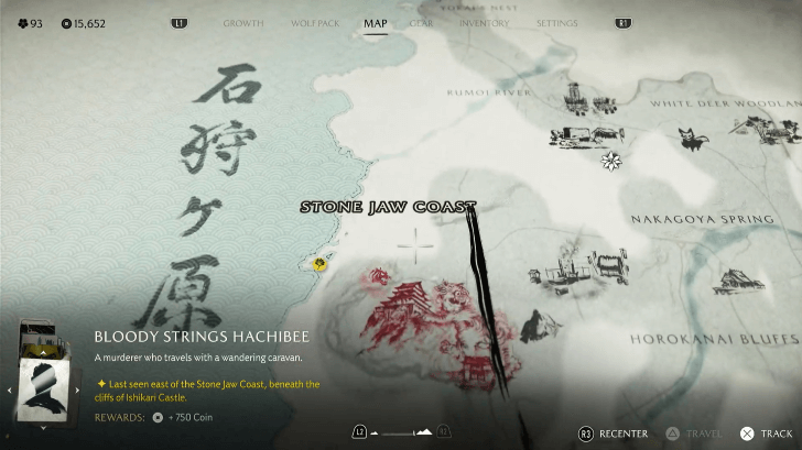 Bloody Strings Hachibee Location