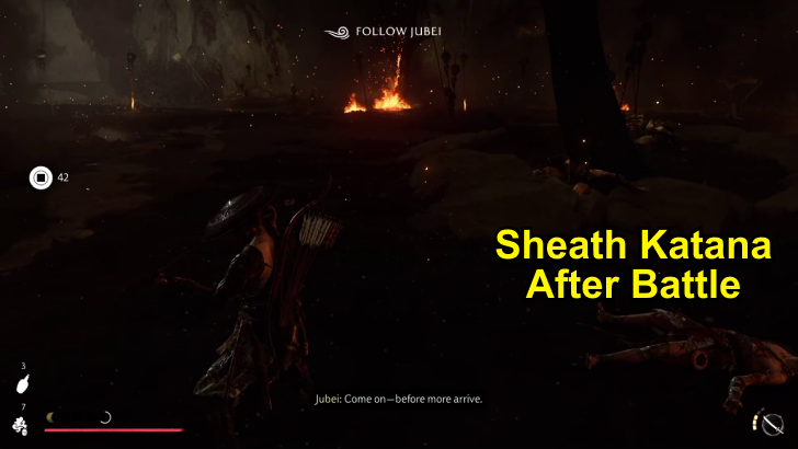 Sheath Katana After Battle