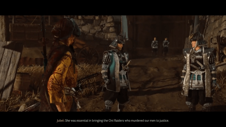 Talk to Jubei and Wada