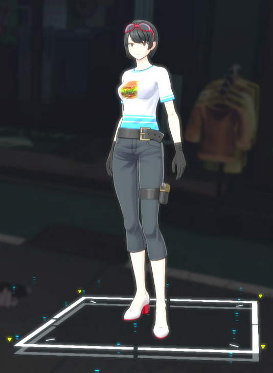 Burger Shop T-Shirt Female Costume