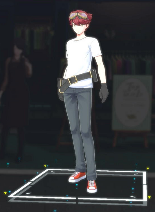 Plain T-Shirt Male Costume