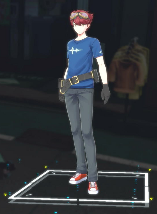 Hobby Shop Staff T-Shirt Male Costume