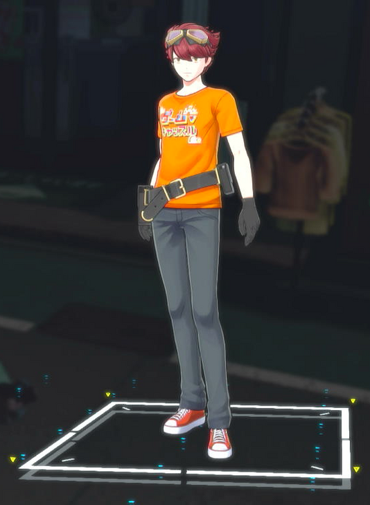 Game Shop Staff T-Shirt Male Costume
