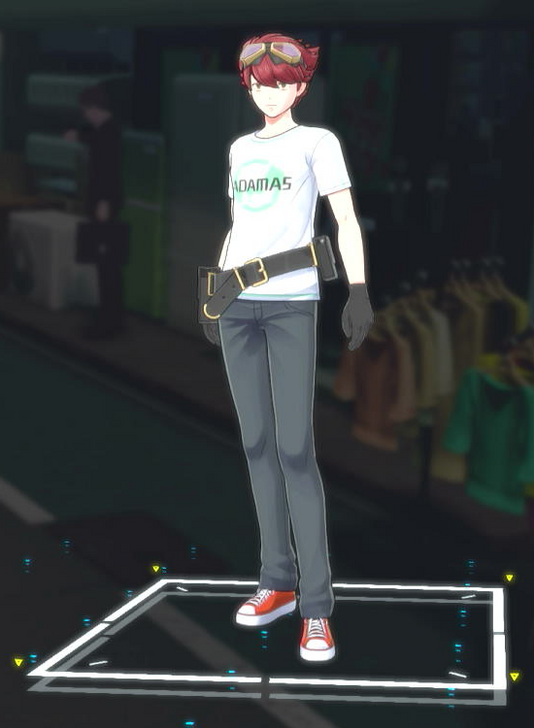 ADAMAS Logo T-Shirt Male Costume