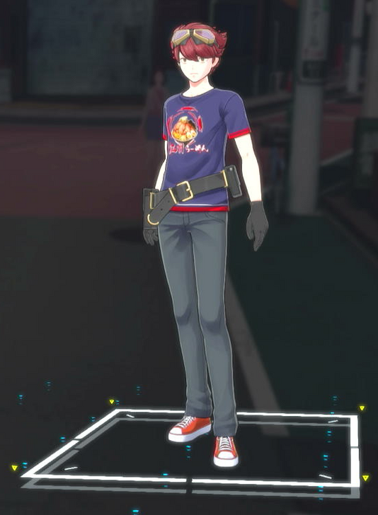 Ramen Restaurant Staff T-Shirt Male Costume