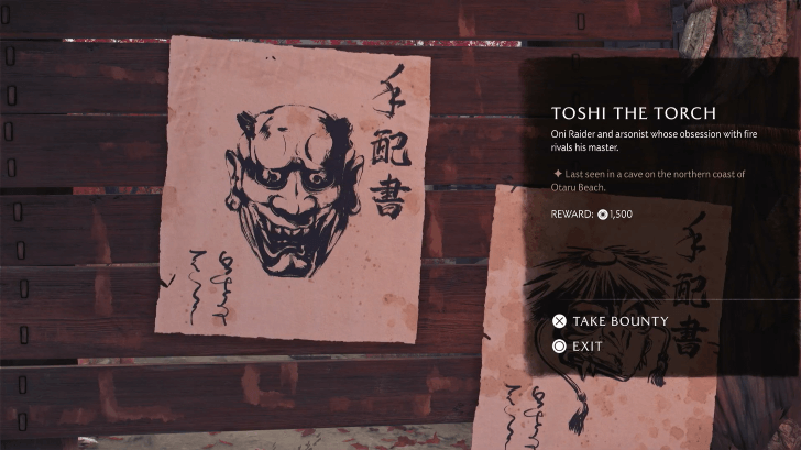 Toshi the Torch Bounty