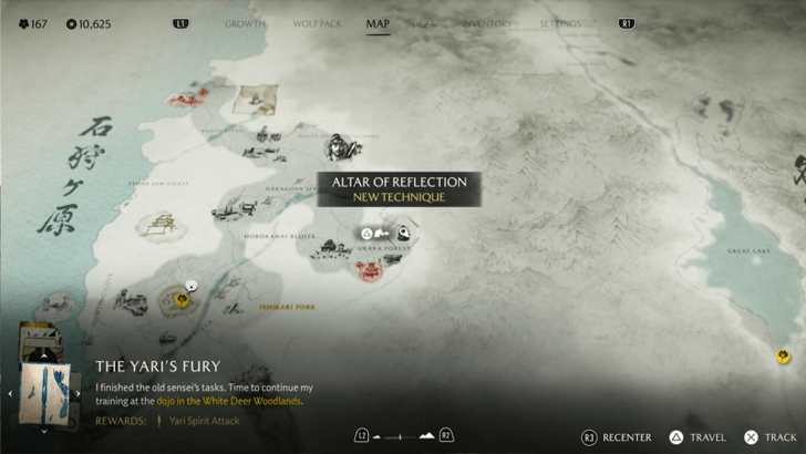 Urara Forest Altar Map Image