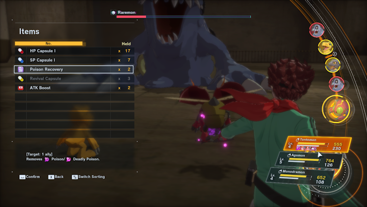 Poison Recovery Item