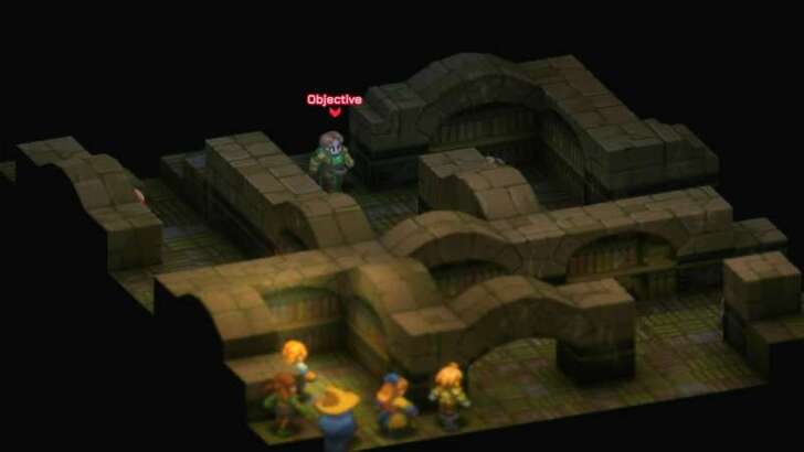 Final Fantasy Tactics - Monastery Vaults: Third Level Field View