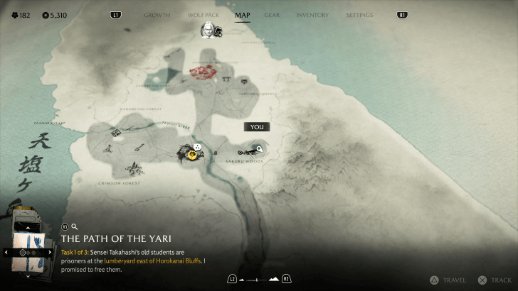 Sakuru Woods Map Image