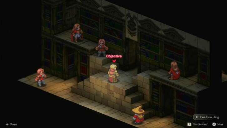 Final Fantasy Tactics - Monastery Vaults: First Level Field View