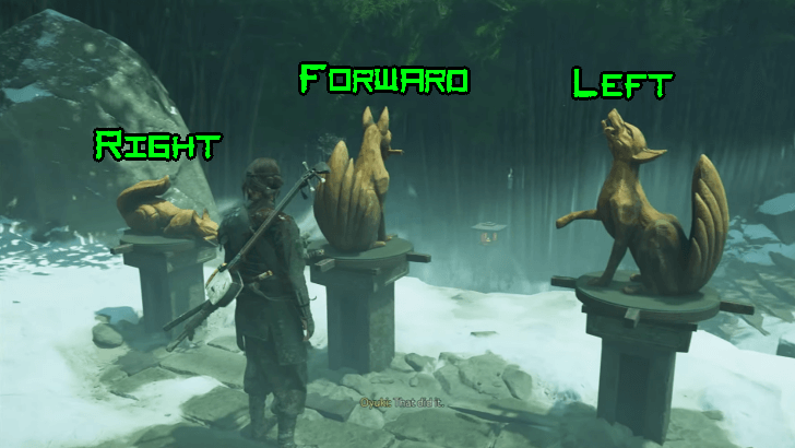 Solve the Second Kitsune Statue Puzzle