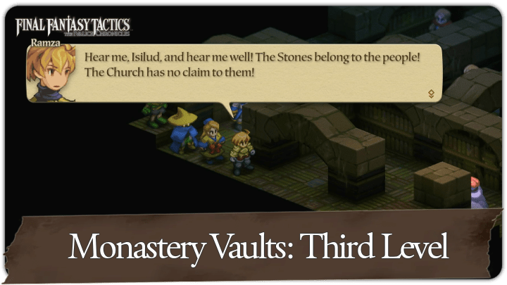 Final Fantasy Tactics - Monastery Third Level