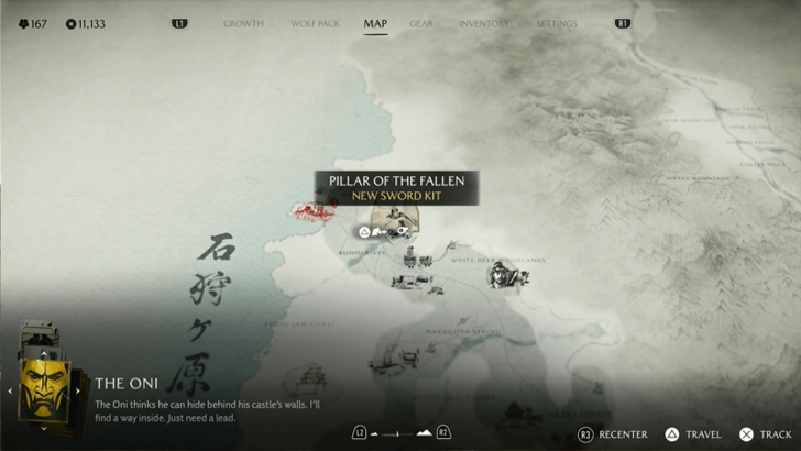 Rumoi River Pillar Map Image