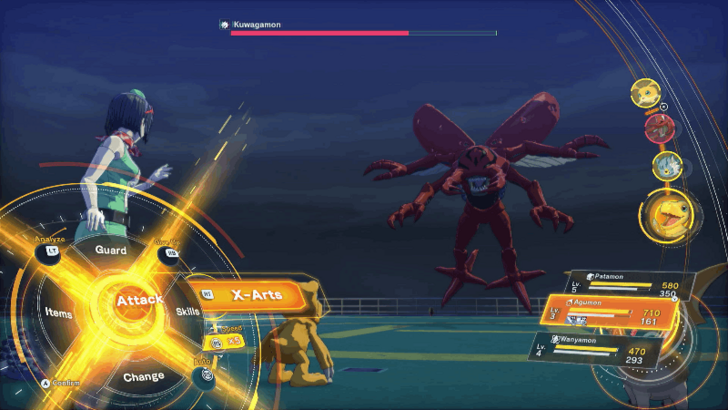 Kuwagamon Boss Fight