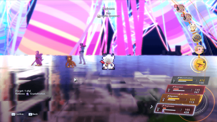 Bring Sprite Recovery Item