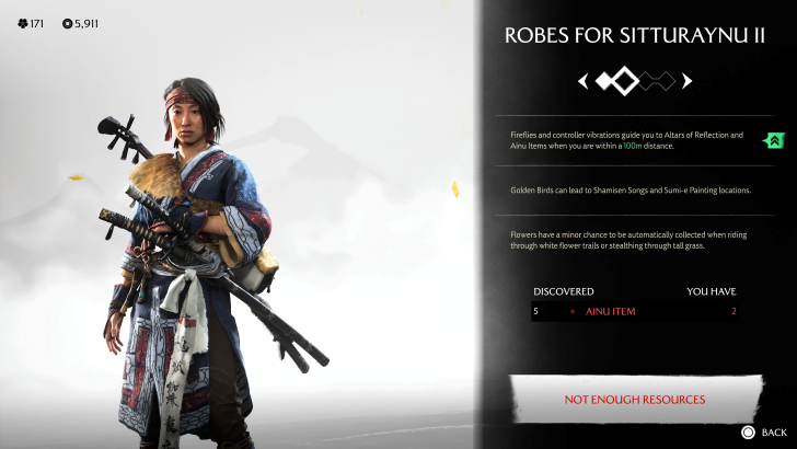 Ghost of Yotei - Used to Ugrade Robes for Sitturaynu