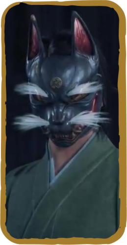 Smoke Kitsune Mask Image