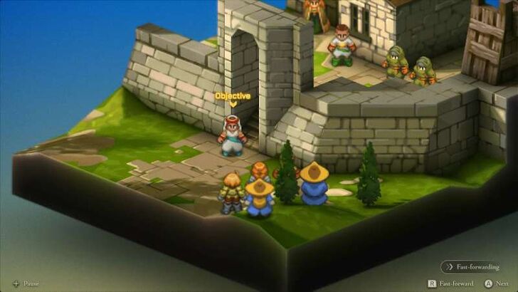Final Fantasy Tactics - Walled City of Yardrow Field View