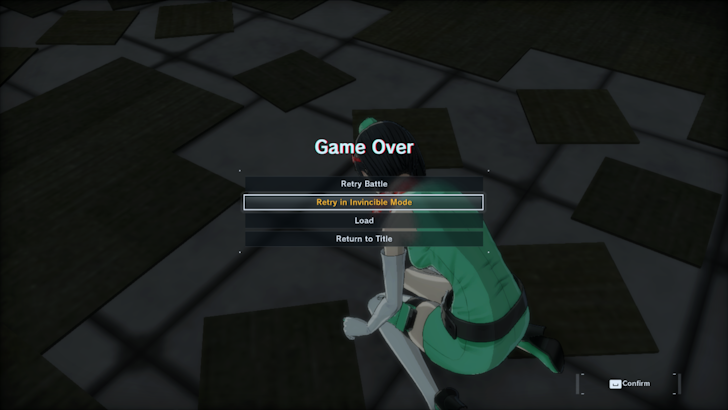 Retry in Invincible Mode