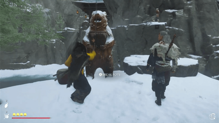 Destroy Bear Statue Vases