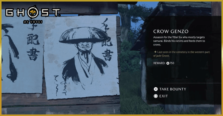 Crow Genzo Bounty Board