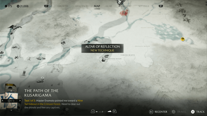 Bamboo Rock Altar Map Image