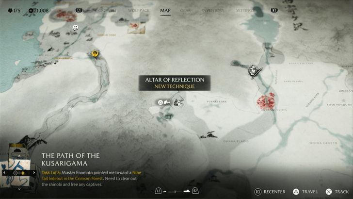 Monument Tree Altar Map Image