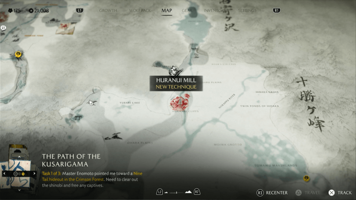 Huranui Mill Altar Map Image