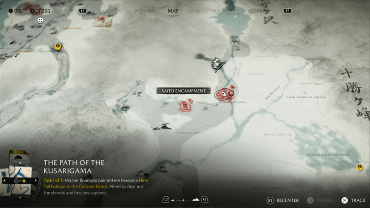 Saito Encampment Map Image