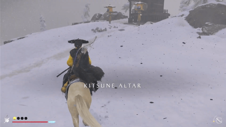 Snowstorm Katagiri Kitsune Altar