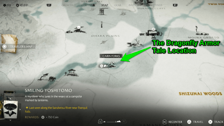 Dragonfly Armor Location