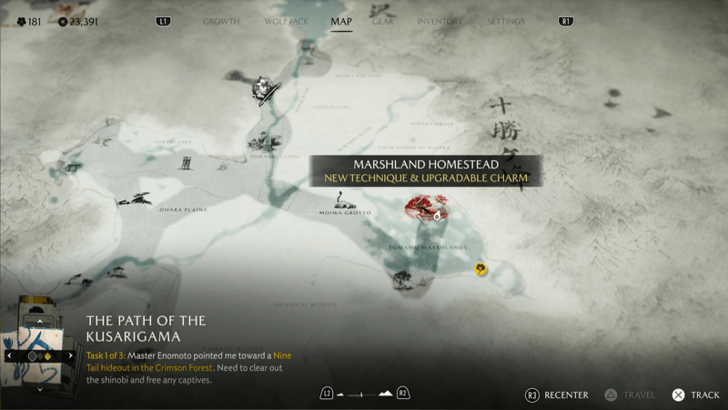 Marshland Homestead Altar Map Image