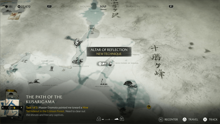 Niikapu River Altar Map Image