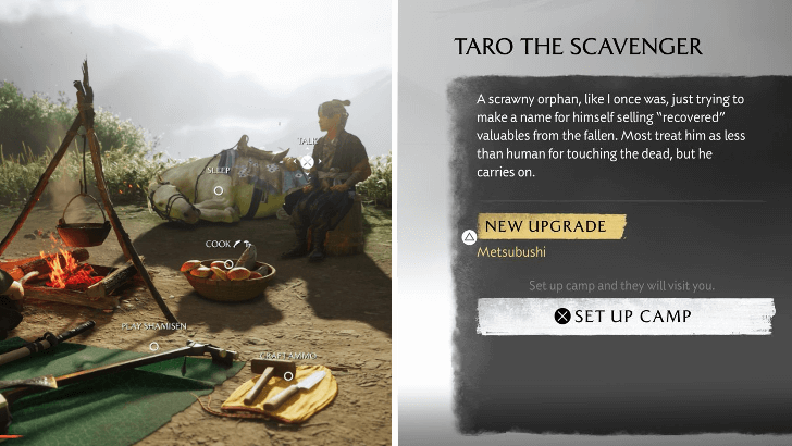 Ghost of Yotei Taro the Scavenger Location