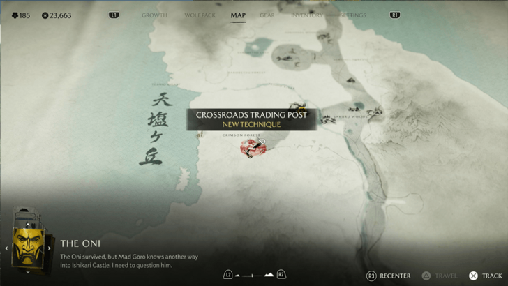 Crossroads Trading Post Altar Map Image