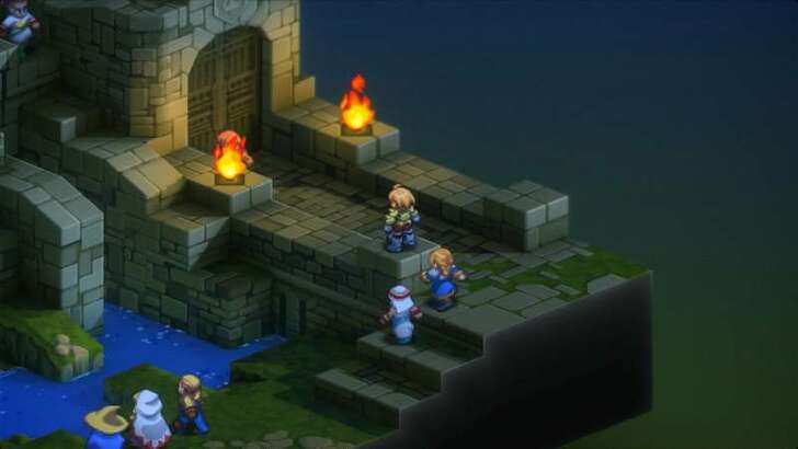Final Fantasy Tactics - Riovanes Castle Gate Field View
