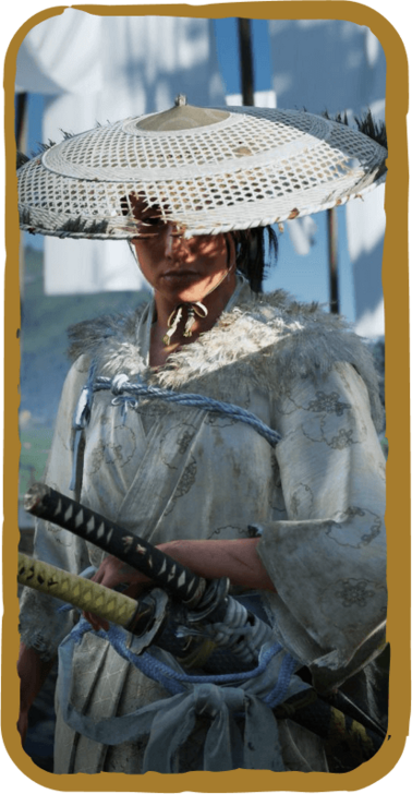 A Lady in Snow Onryo Armor Dye