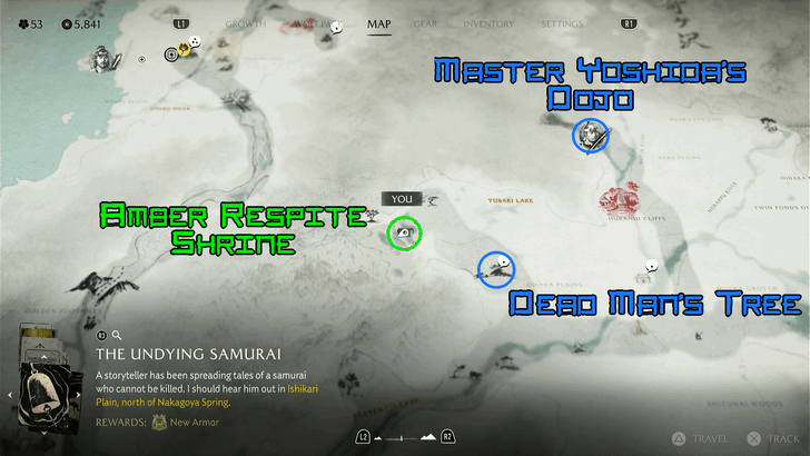 Read the Note by the Amber Respite Shrine Entrance