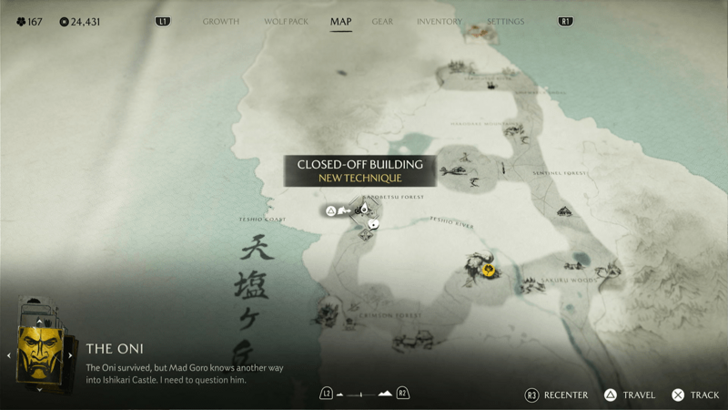 Sarobetsu Forest Closed Off Building Map Image